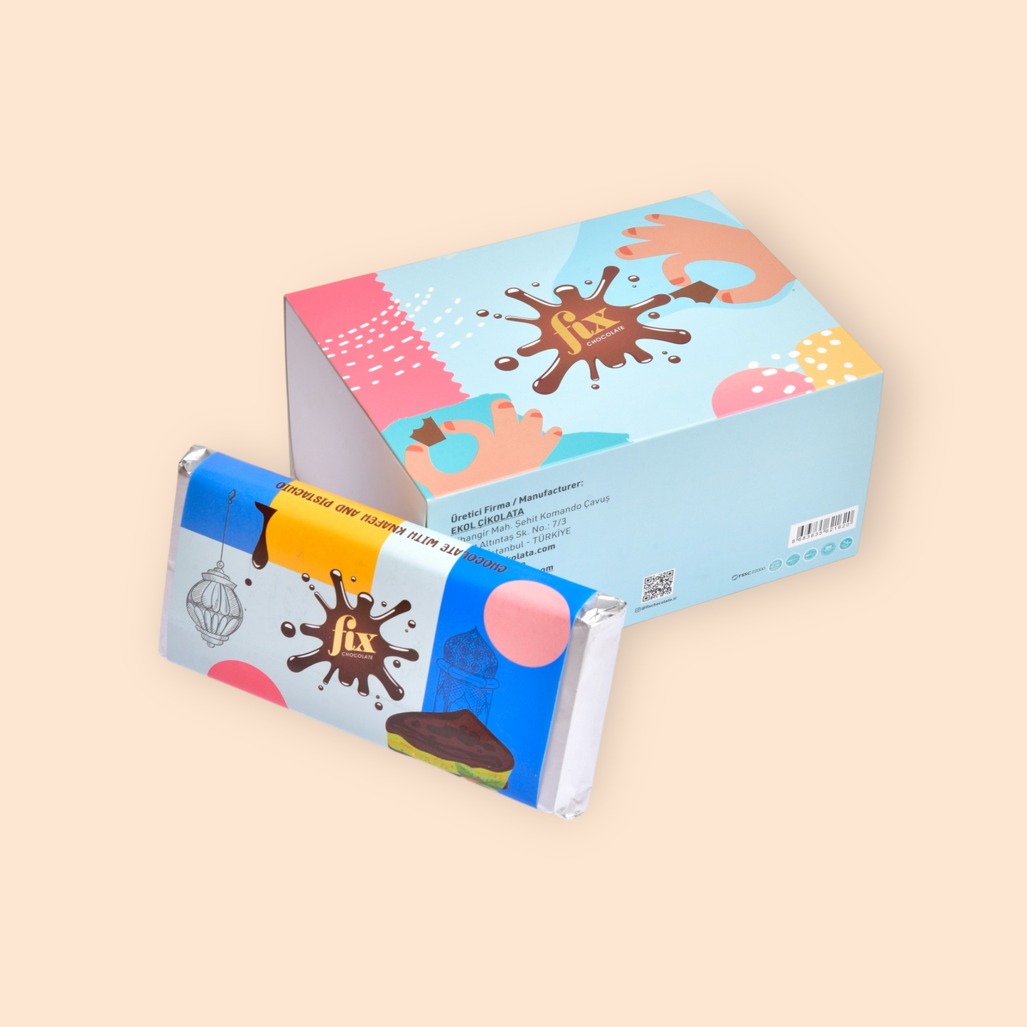 Dubai Fix Chocoladereep (200g)