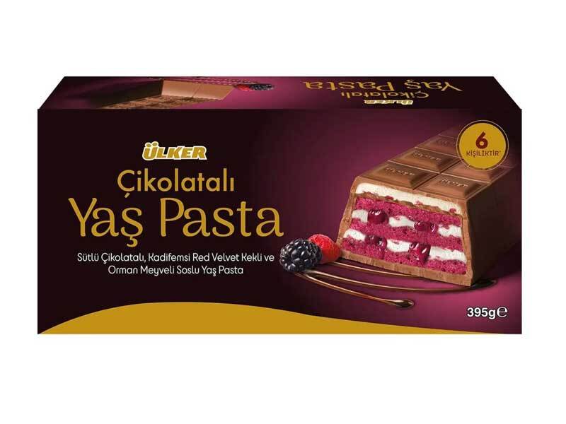 Ülker Chocolade Red Velvet Taart met Bosvruchten – 395g