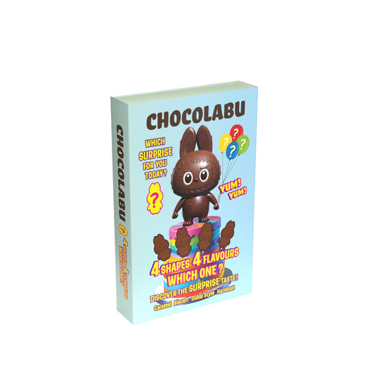 CHOCOLABU – Verrassingschocolade (4 Vormen • 4 Smaken)